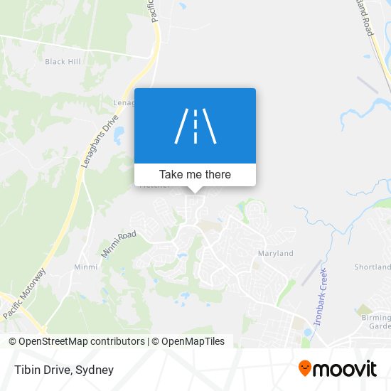 Tibin Drive map
