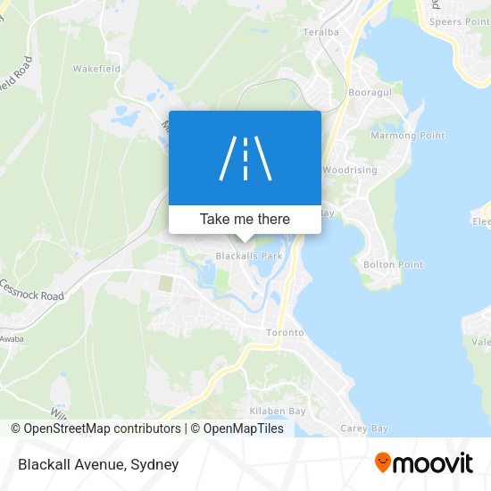Blackall Avenue map