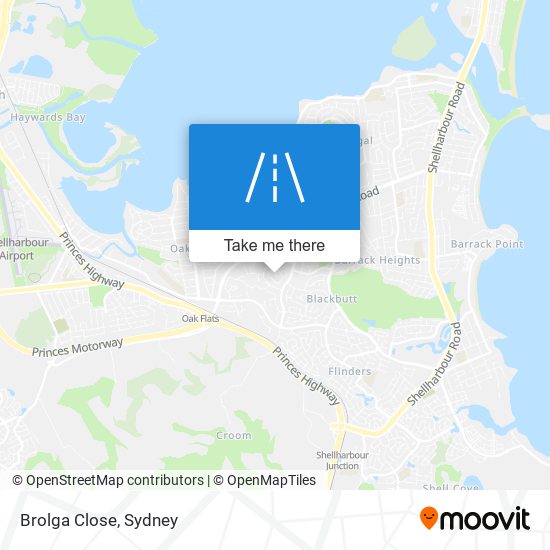 Brolga Close map