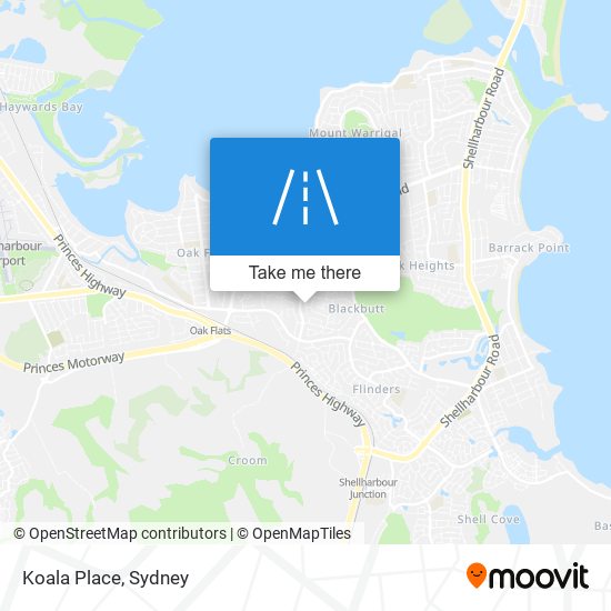 Koala Place map