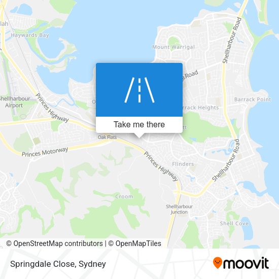 Springdale Close map