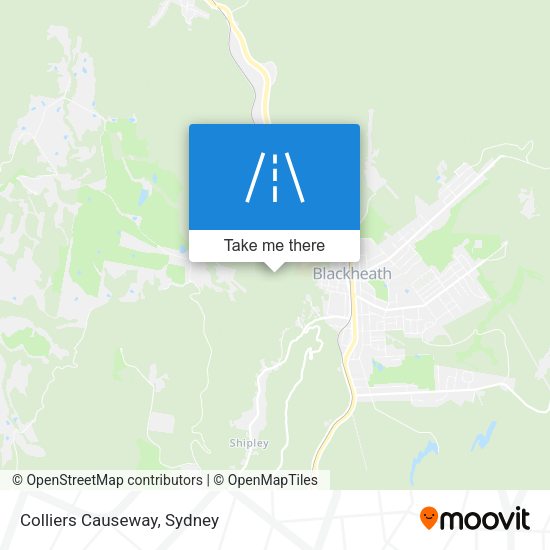 Colliers Causeway map