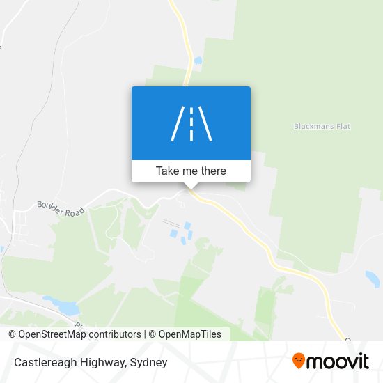 Castlereagh Highway map