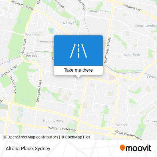 Mapa Altona Place