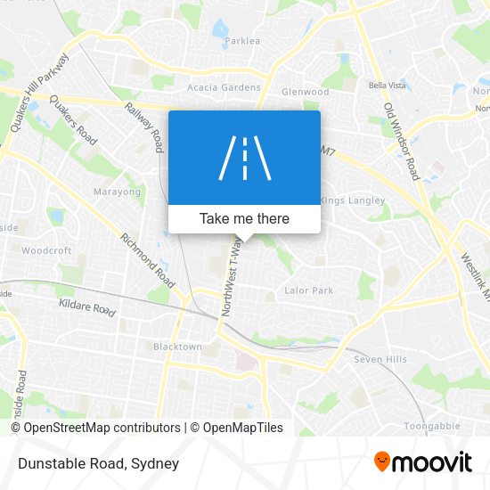 Dunstable Road map