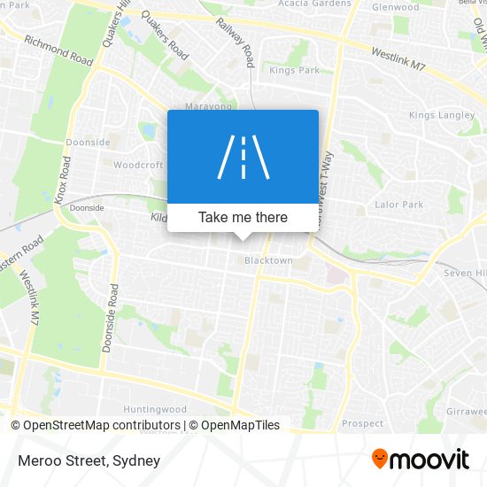 Meroo Street map