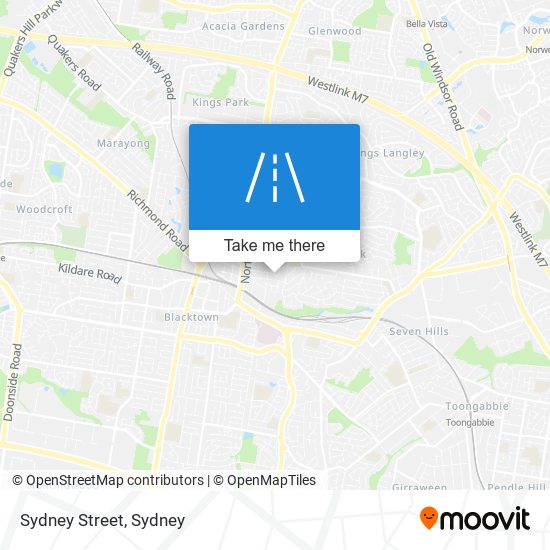 Sydney Street map