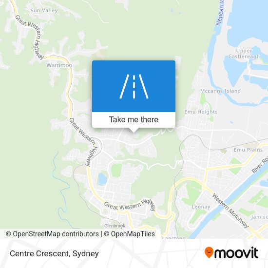 Centre Crescent map