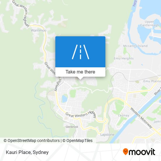 Kauri Place map