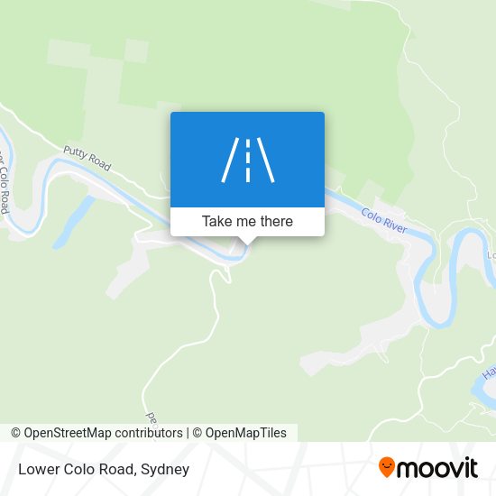 Lower Colo Road map