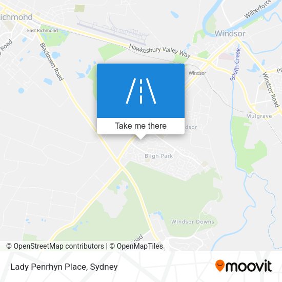 Lady Penrhyn Place map