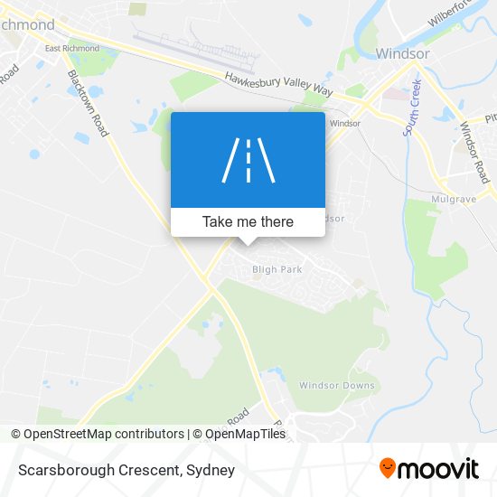 Scarsborough Crescent map