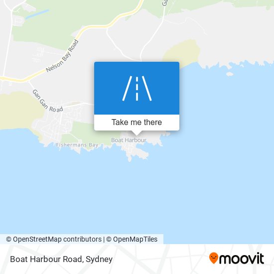 Boat Harbour Road map