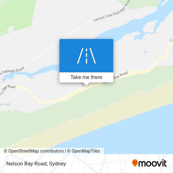 Nelson Bay Road map
