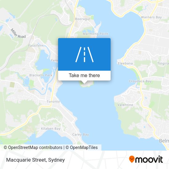 Macquarie Street map