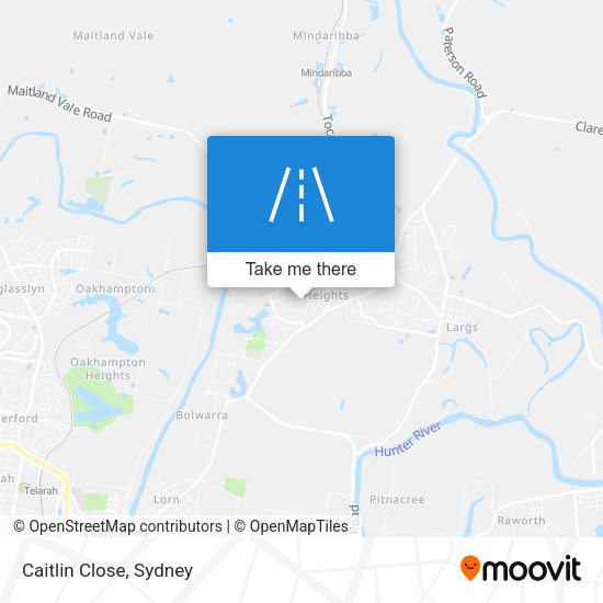 Caitlin Close map