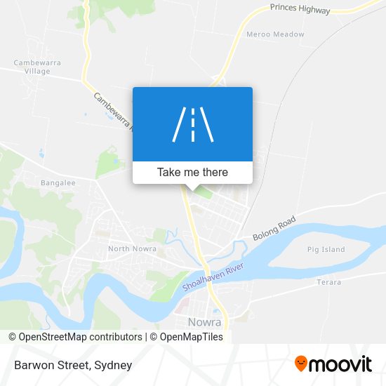 Barwon Street map