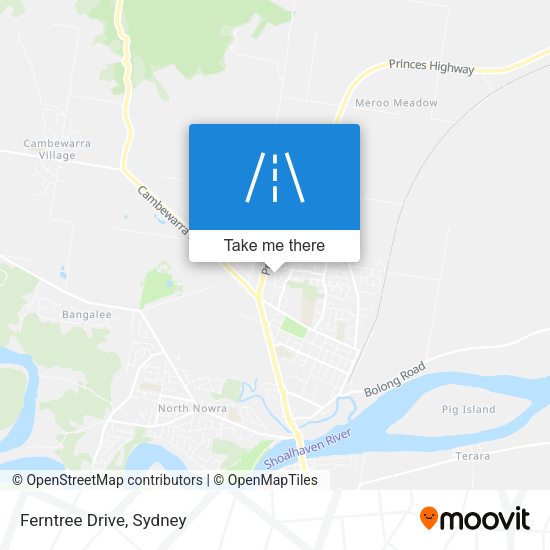 Ferntree Drive map