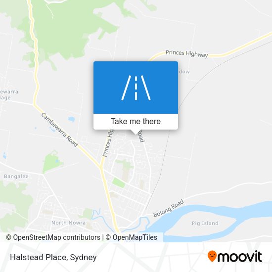 Halstead Place map