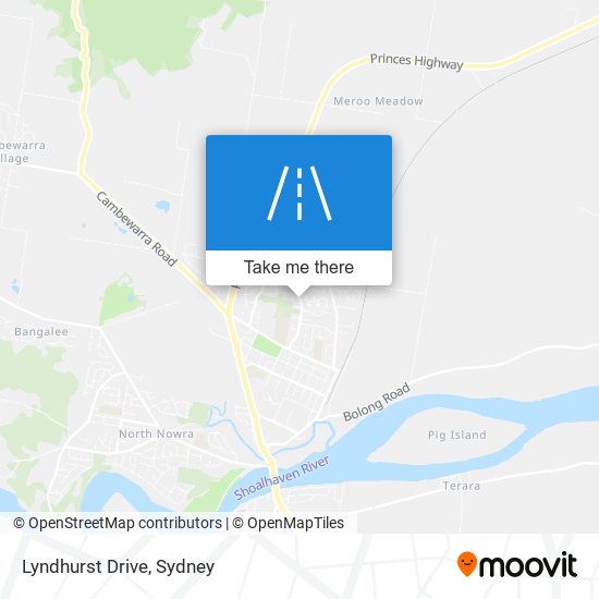 Mapa Lyndhurst Drive