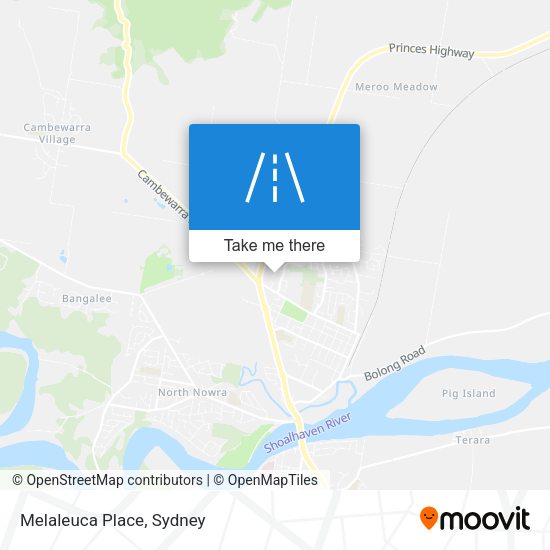 Melaleuca Place map