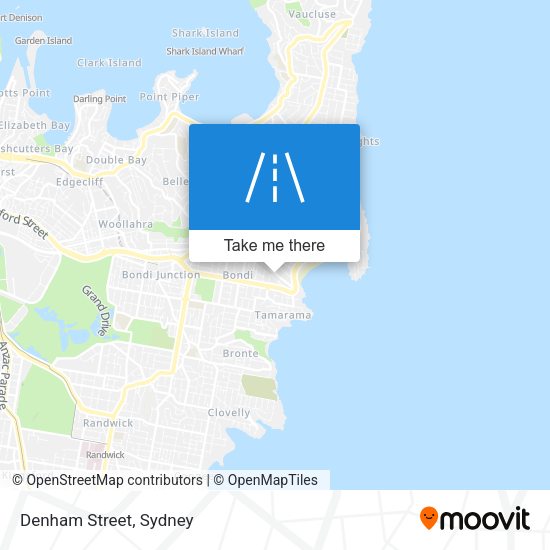 Denham Street map