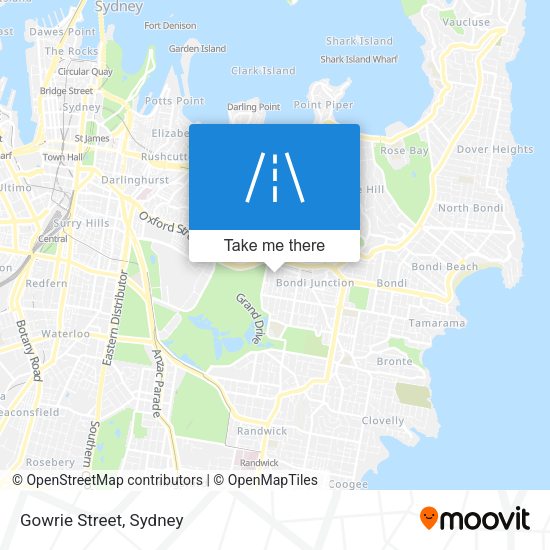 Gowrie Street map