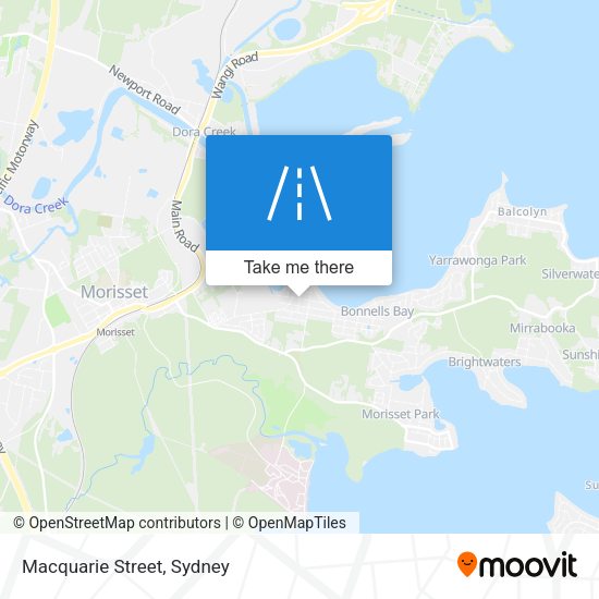 Macquarie Street map