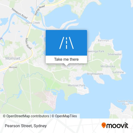 Pearson Street map