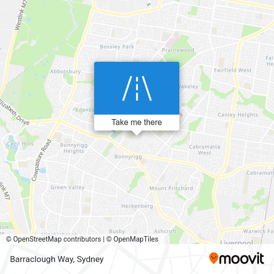 Barraclough Way map