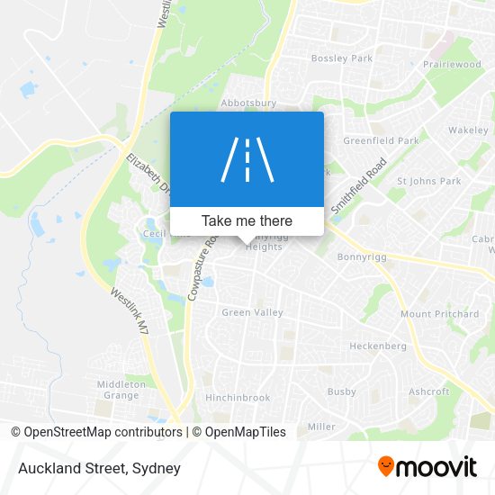 Auckland Street map