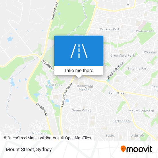 Mapa Mount Street