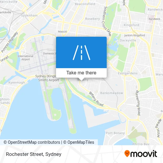 Mapa Rochester Street