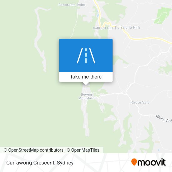 Currawong Crescent map