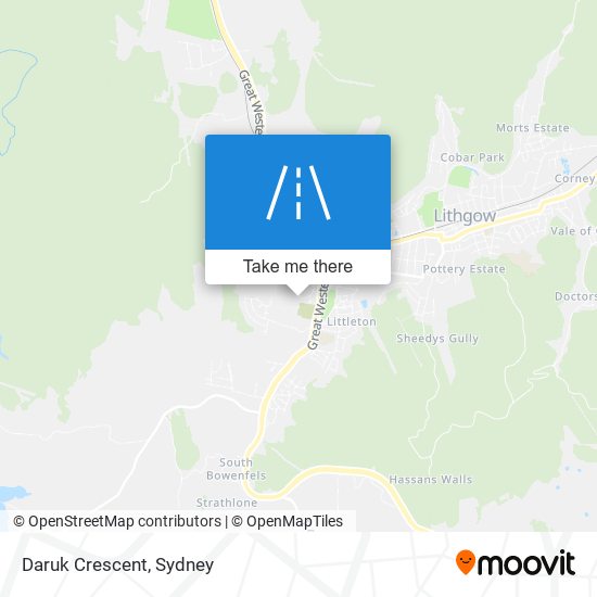 Daruk Crescent map