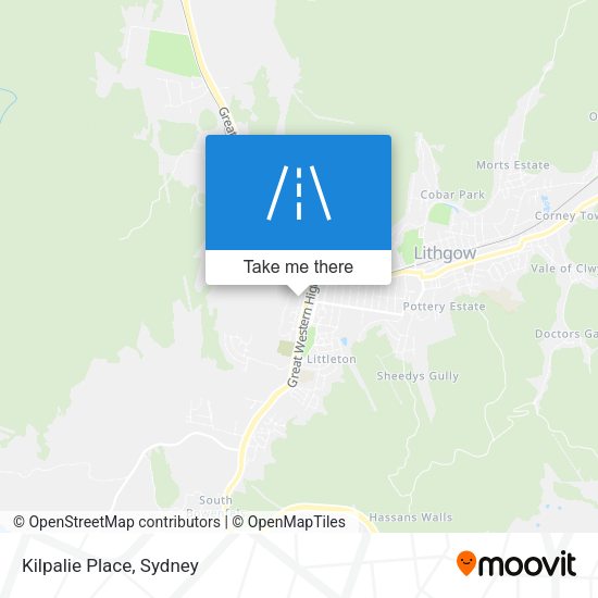 Kilpalie Place map