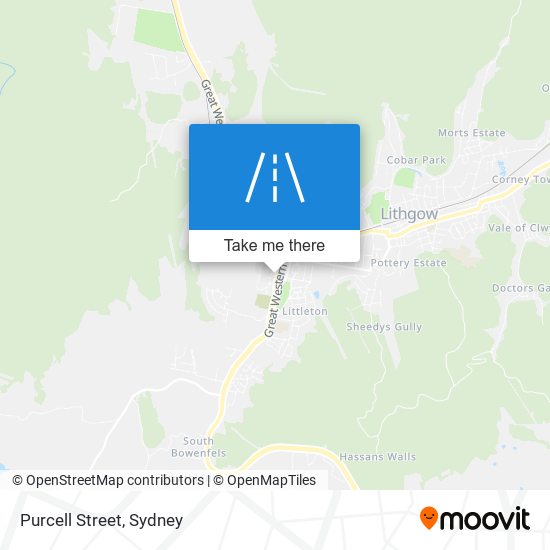 Purcell Street map