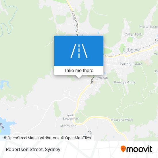 Robertson Street map