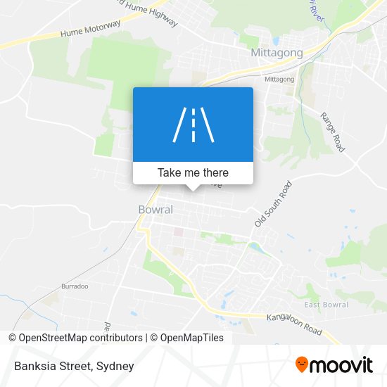 Banksia Street map