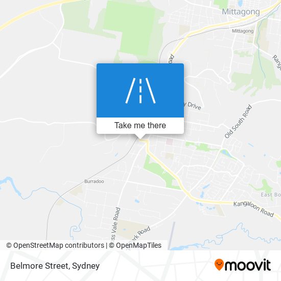 Belmore Street map