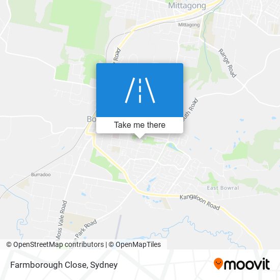 Farmborough Close map