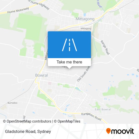 Gladstone Road map
