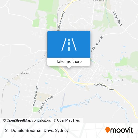 Sir Donald Bradman Drive map