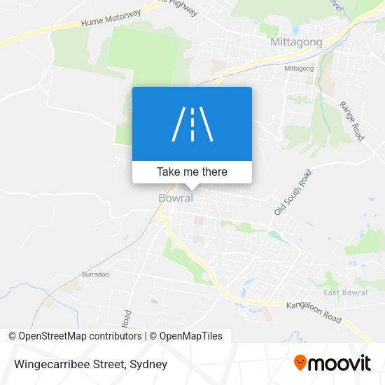 Wingecarribee Street map