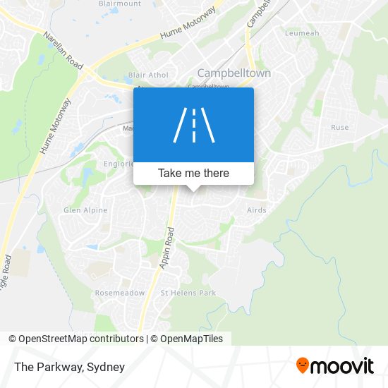 The Parkway map