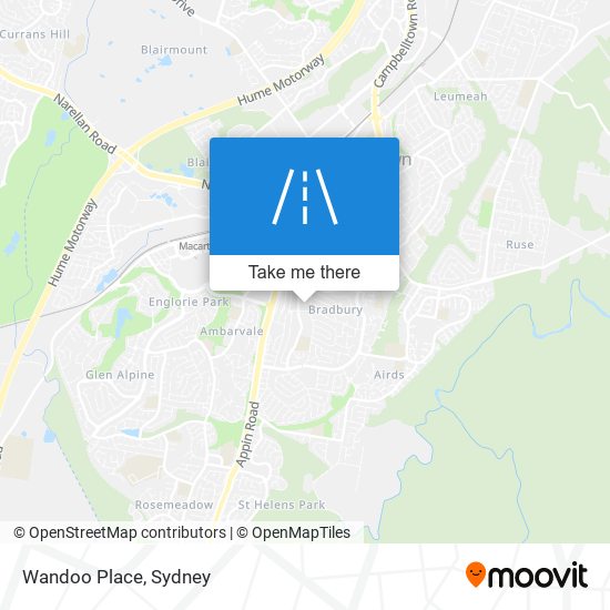 Wandoo Place map