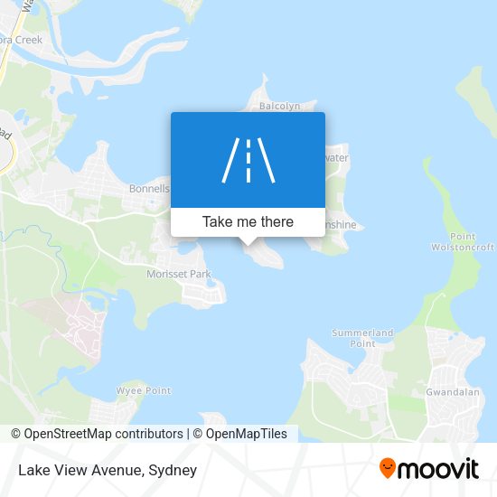Lake View Avenue map