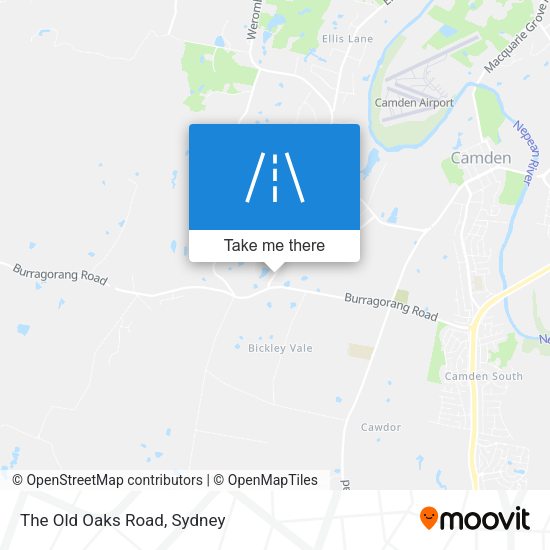 The Old Oaks Road map