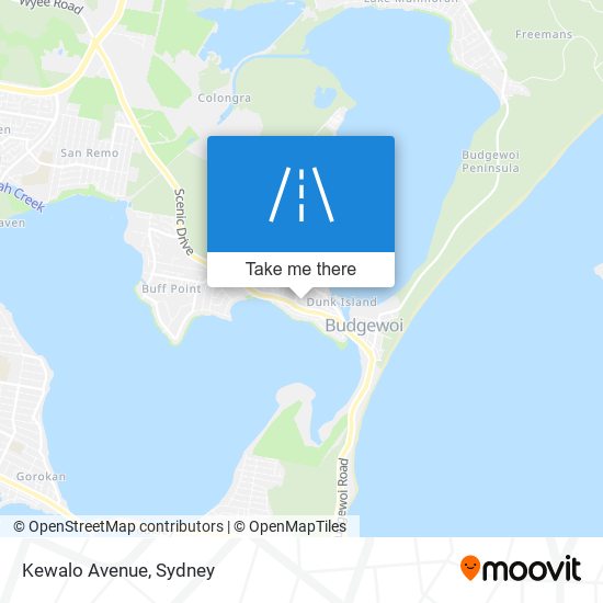 Kewalo Avenue map