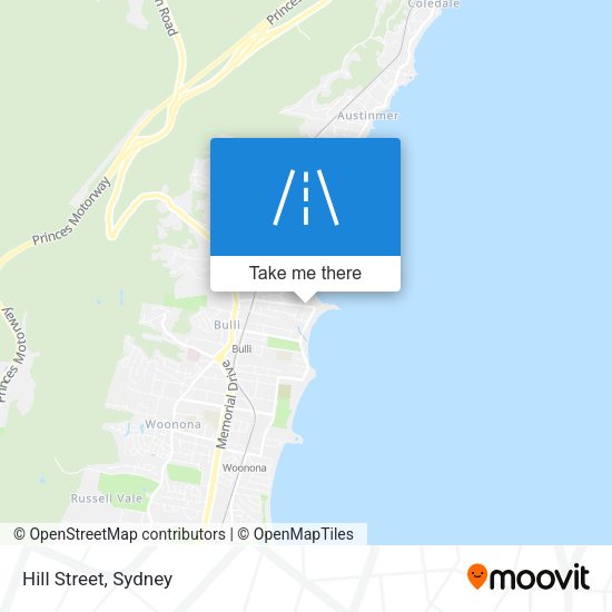 Hill Street map